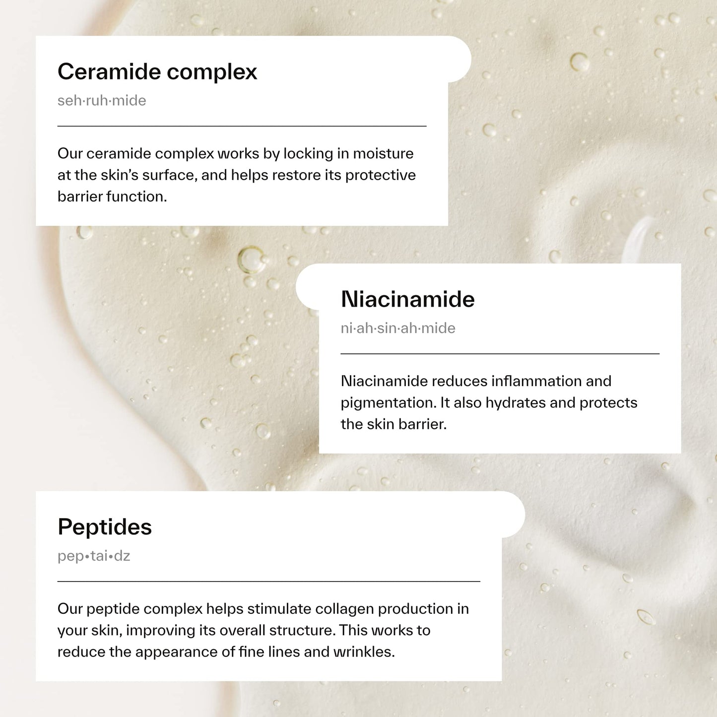 Dermatica Anti-Wrinkle Nourishing Ceramide + Peptide Moisturiser | Anti-Ageing and Skin Barrier Repair I Ceramides and Glycerin | Face Moisturiser for Women and Men | Combination to Dry Skin (50ml)