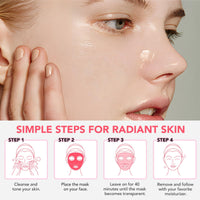 Ruojiar Collagen Face Mask,Hydrating Face Mask,Deep Hydrating Firming Overnight Mask,Deep Collagen Mask,Anti Wrinkle Face Masks Skincare,Hydrating Face Beauty Care Masks,Sheet Face Mask,Hydrating Face Mask