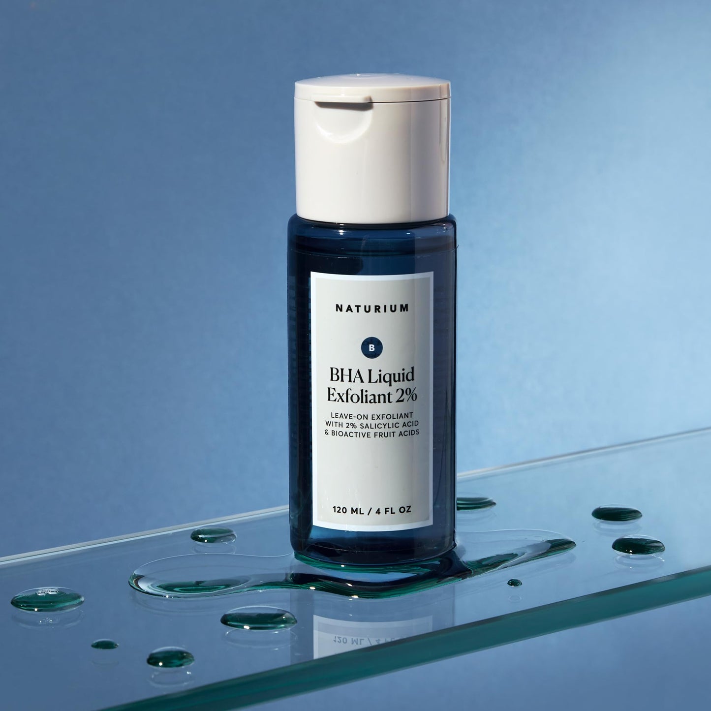 Naturium BHA Liquid Exfoliant 2%, Leave-on Face & Skin Care Pore Exfoliant, with Salicylic Acid & Bioactive Fruit Acids | 4.0 FL OZ / 120 ML
