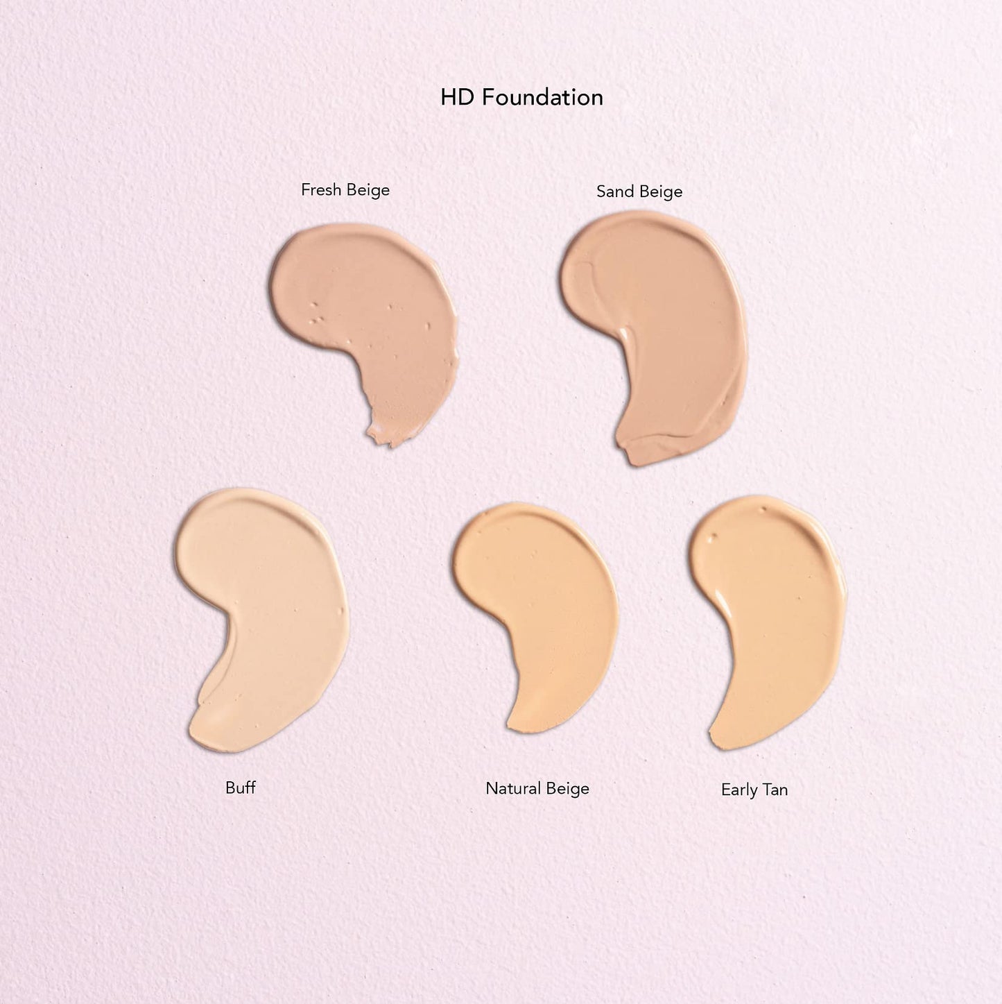 W7 HD Foundation - Oil-Free Liquid Foundation for Poreless, Matte Medium Coverage - 30ml (Natural Beige)