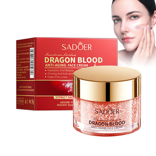 Dragon Blood Face Cream, Dragon Blood Anti Aging Face Cream, Dragon Blood Cream, Anti-Wrinkle Hydrating Rejuvenating Face Cream Luxury Skincare for Glowing Skin 50g