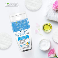 Bielenda Clean Skin Expert - Combination Of Marula Oil And Hyaluronic Acid - Clean Skin Expert Moisturizing 2-Phase Eye And Lip Make-Up Remover With Marula Oil - 150 ml