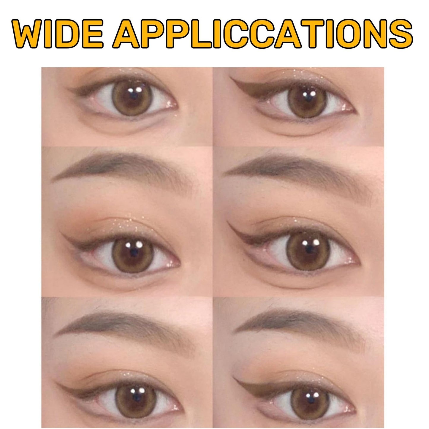 Xunzhi Eyeliner Pencil Waterproof,Plum Eyeliner Waterproof,Dark Brown Waterproo/f Eyel/iner Penci/l,24H Waterproo/f Eyeline/r Duo Sharpenable Eye Penci/l,Long-Lasting No Smudging Fading Smooth,Brown