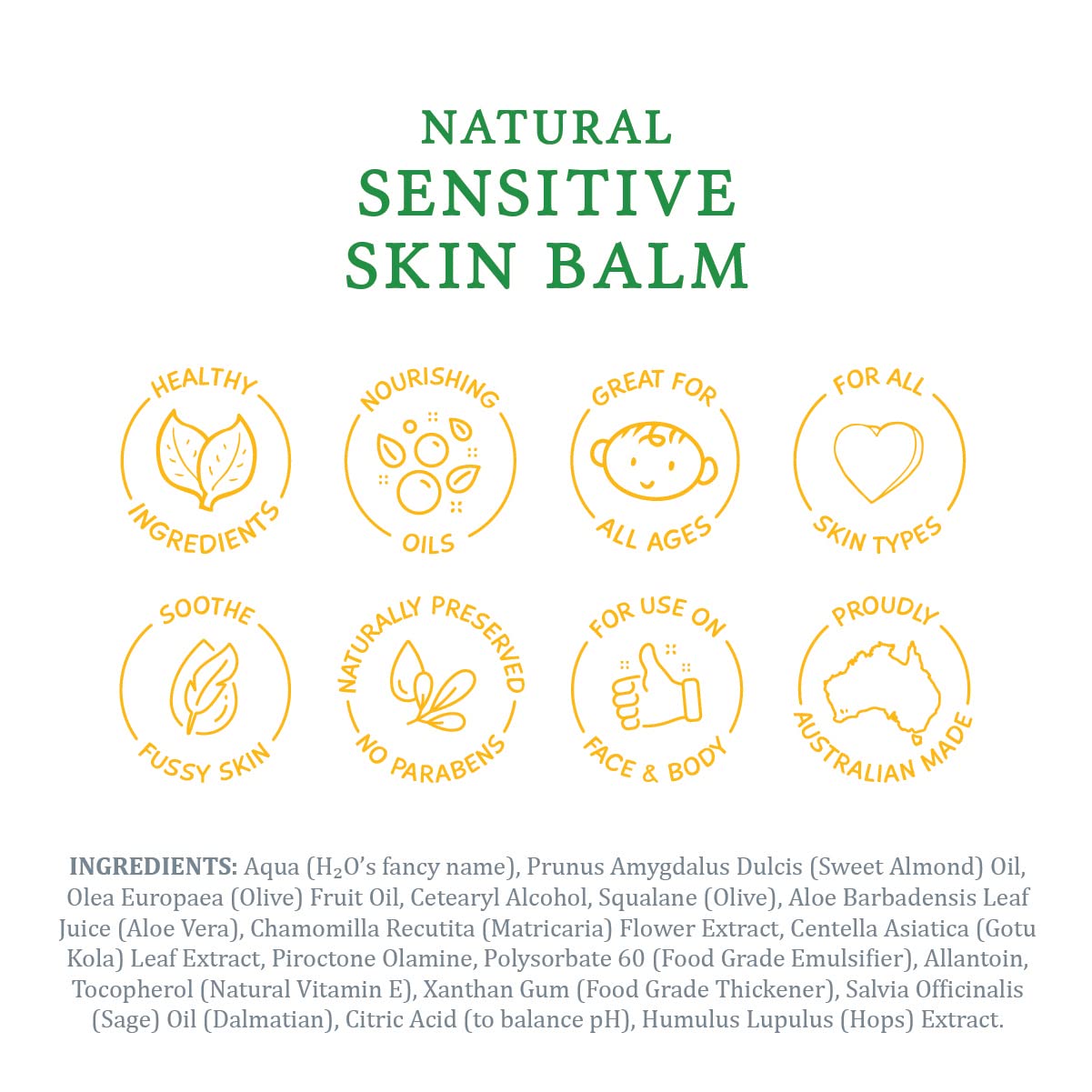 MooGoo Sensitive Skin Balm - Help Sooth Dry, Itchy Skin, 120g