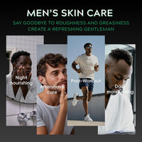 Lumiter Men's Anti-Aging Care Set, Mens Skin Care Sets & Kits, Mens Face Cream, Night Cream, Face Wash & Scrub, Eye Cream, Anti Wrinkle Serum, Gifts for Men, Men Day & Night