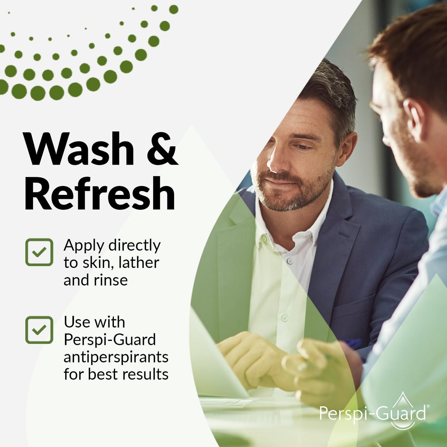 Perspi-Guard Antibacterial Body Wash w/Neroli Scent - Odour Control Bodywash - Shower Gel Contains Triclosan for Eliminating Unpleasant Odours – For Men and Women 200 ml