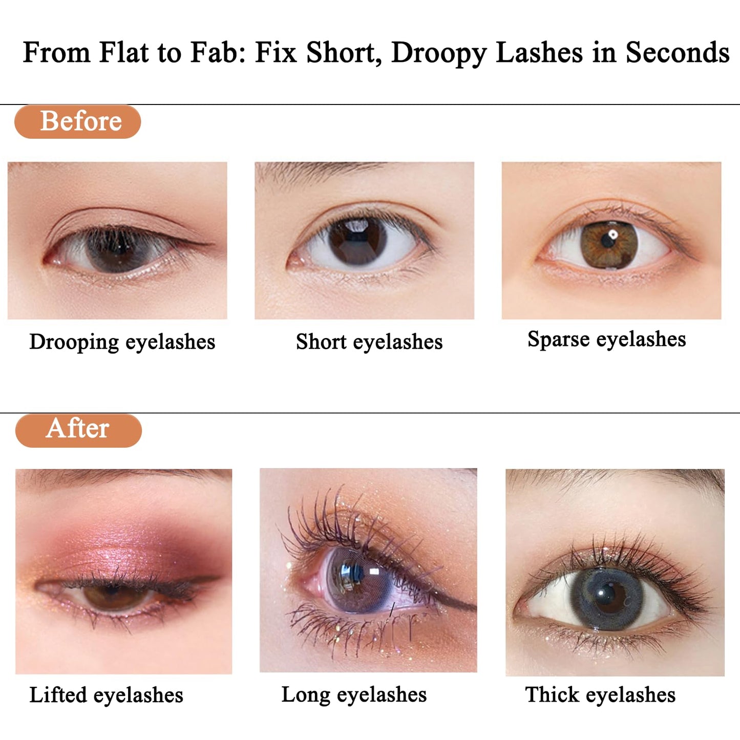 AmiCera Tubing Mascara, Waterproof Mascara Black Sky High, Thrive Lifting Long Lashes, No Clumping Smudge Proof, Long Lasting Eyelash Makeup for Women Girls, Natural Curl Looking, Sensitive Eyes, Pink