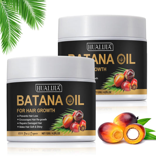 PLOBRT Batana Oil for Hair Growth, 100% Pure - Dr. Sebi Organic Batana Oil from Honduras, Prevent Hair Loss, Promotes Hair thickness, Men & Women 8.4 oz