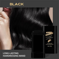 Safe and Convenient Comb Hair Dye Black, Instant Hair Color Stick with Built-in Comb, Root Cover Up Stick for Instant White Coverage,Waterproof Sweat-Proof Portable, Easy Application
