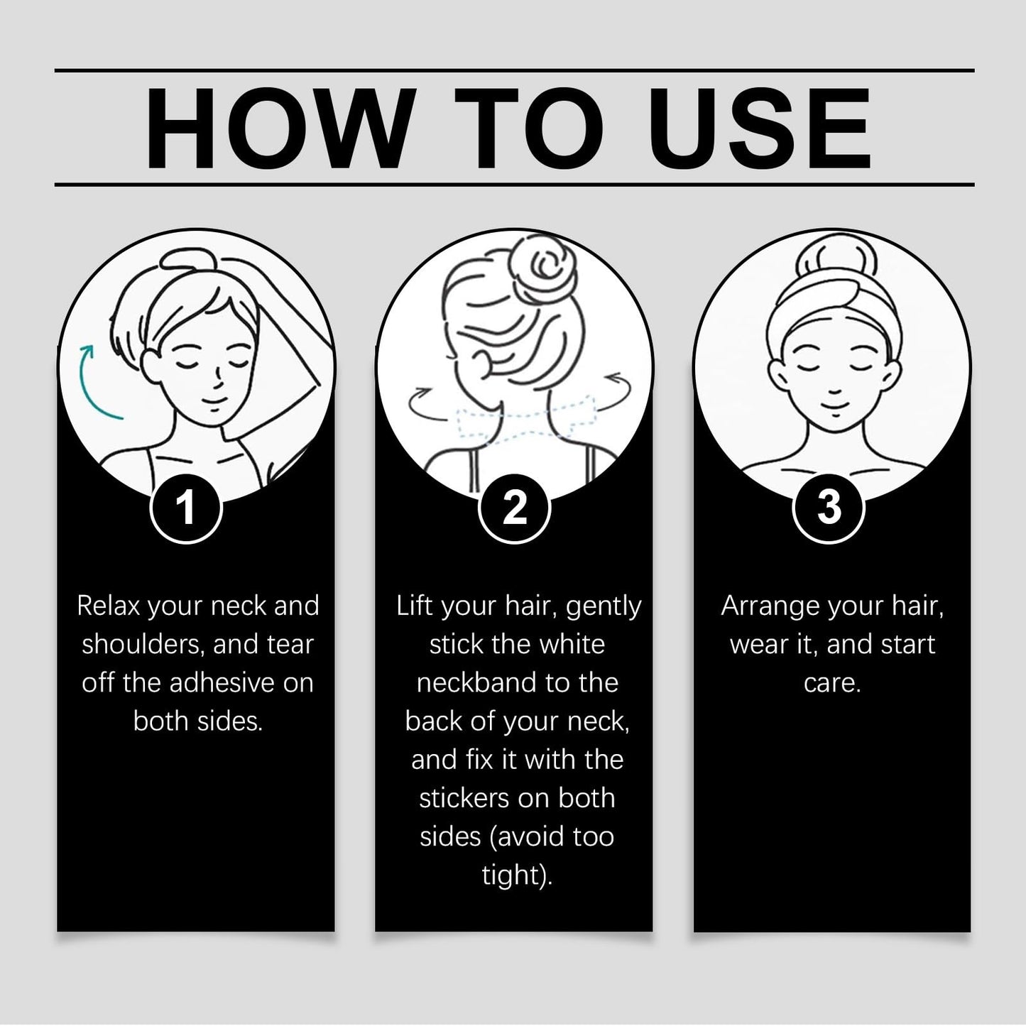 AurolaGlow Instant Neck Lift Tape – Invisible Face & Neck Lifting Patch for Women. Effortlessly Smooth Wrinkles, Double Chin & Saggy Skin Perfect for Women & Girls(4 Elastic Bands and 20 Replacement Patch)