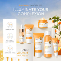 Skincare Gifts Set for Teenage Girls - Vitamin C Skin Care Sets & kits - Anti-Aging Gift Sets for Women,Pamper Gifts for Her,Facial Kits,Cleanser Toner Moisturiser set(6PCS)
