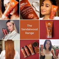 Ayumi Sandalwood & Ylang Ylang Face Scrub, Packed With Bamboo Stem Powder to Buff Away Dead Skin Cells, Rich in Cocoa & Shea Butters For Soft Skin - 1 x 125ml