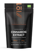 Organic Cinnamon Extract 7,500mg - 10% Polyphenols High Strength 15:1 Extract - 90 Vegan Capsules (3 Months Supply) - Resealable and Recyclable Pouch – by Alpha01