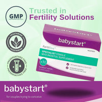 Babystart Fertility Supplements for Women - FertilOva 30 Sachets, 2 Week Supply, Pre Pregnancy Myo-Inositol and Folic Acid Supplement for Conception, Immune System and Fertility Support