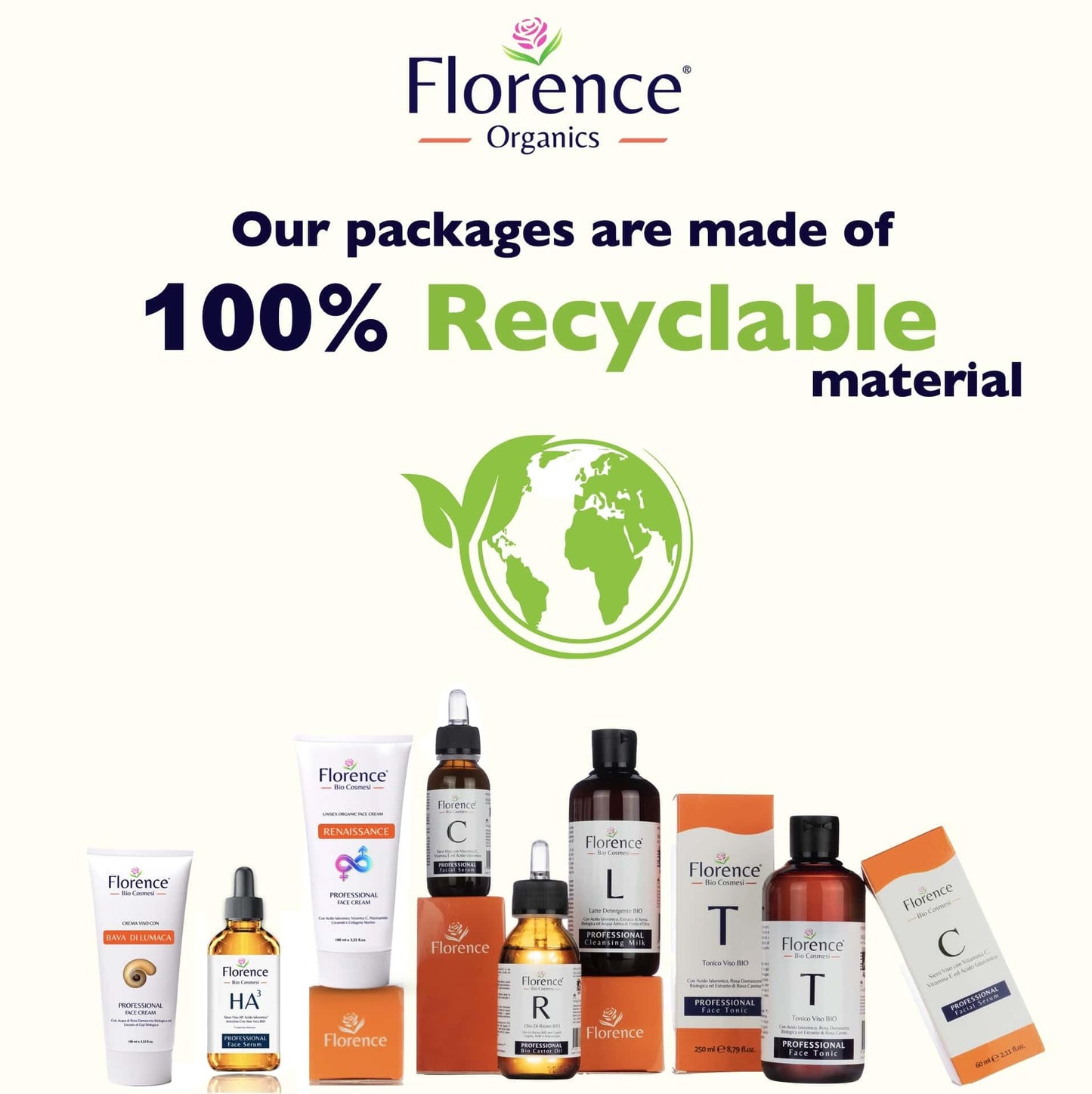 Big 2.11oz. Organic Vitamin C Serum for Face with Hyaluronic Acid. Anti-Aging, Wrinkles, Dark Spots, Brightening and Vegan. Facial Skin Care. Eye Cream Suitable. Women and Men