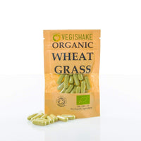 Organic Wheatgrass HPMC Capsules Nutrient Immune Rich Health Fitness Antioxidant Vegan Halal Kosher (90 Capsules)