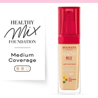 Bourjois Healthy Mix Anti-Fatigue Medium Coverage Liquid Foundation, 51 Light Vanilla, 30ml, SPF 29199601051