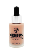 W7 Genius Super Smart Feather Natural Tan Light Make Up Foundation, 30 ml