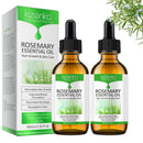 XAYGHE Rosemary Oil for Hair Growth (2PCS), Rosemary Essential Oil for Hair Growth & Skin Care, Pure Natural Hair Oil Serum, Strong Hair Root, Eyebrow and Eyelash Growth Massage Oil- 60ml*2 (60ml*2)