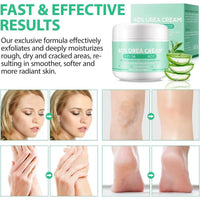 Jinjiar Urea Foot Cream,Urea Foot & Hand Cream for Dry Cracked,Cracked Heel Repair Cream,Fo-ot Cream for Cra-cked Heels and Dry Skin,Foot Moisturiser for Dry Cra-cked Feet,Fo-ot Peel,Fo-ot Care Products