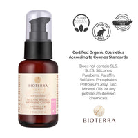 Bioterra Organic Intense Hydra Soothing Cream, with Calendula and Propolis, Natural Face Moisturiser, Antioxidants For Glowing Skin, 50 ml