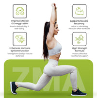 ZMA Supplements for Men & Women 90 Tablets High Strength Sleep Aid & Muscle Recovery - ZMA Tablets Zinc Magnesium and Vitamin B6 (3 Months Supply) for Better Sleep Tablets Vegan ZMA | UK