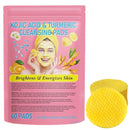 Sengwer 40pcs Exfoliating Kojic Acid And Turmeric Face Scrub Pads for Deep Cleansing and Oil Control