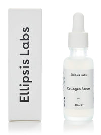 Collagen Serum by Ellipsis Labs. Anti ageing peptide serum with collagen-boosting properties for improving fine lines and wrinkles. 30ml / 1 fl.oz