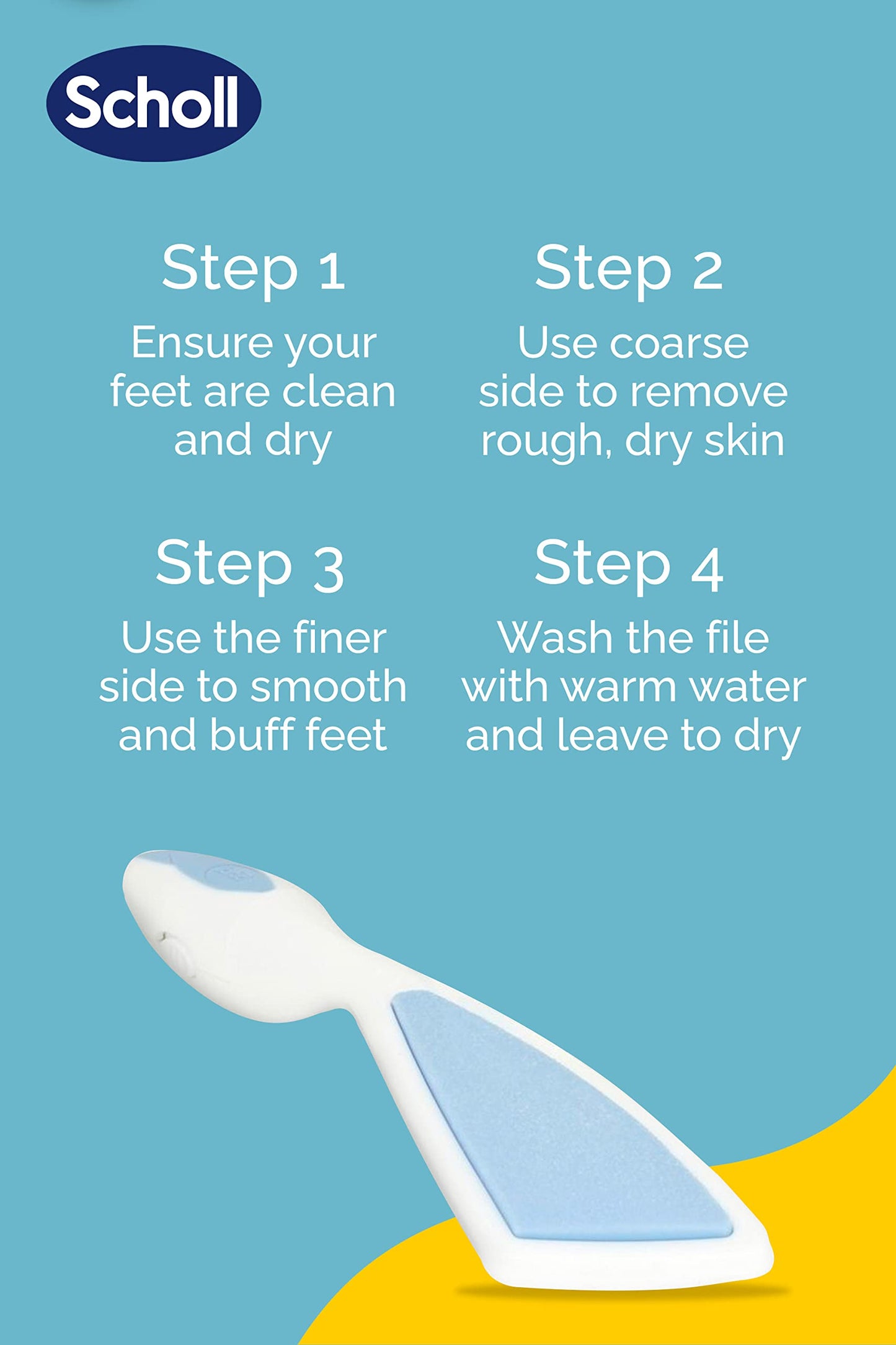 Scholl Hard Skin Double Action Footfile