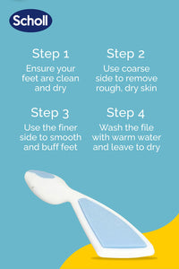 Scholl Hard Skin Double Action Footfile