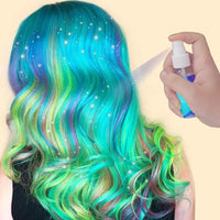 MEITREND Green Temporary Hair Colour Serum One-time,Temporary Hair Dye,Green Washable Coloured Hair Serum Wash Out,Easy to Color & Natural Styling,Instant Hairstyle Cream Dye,Halloween & Party & Cosplay