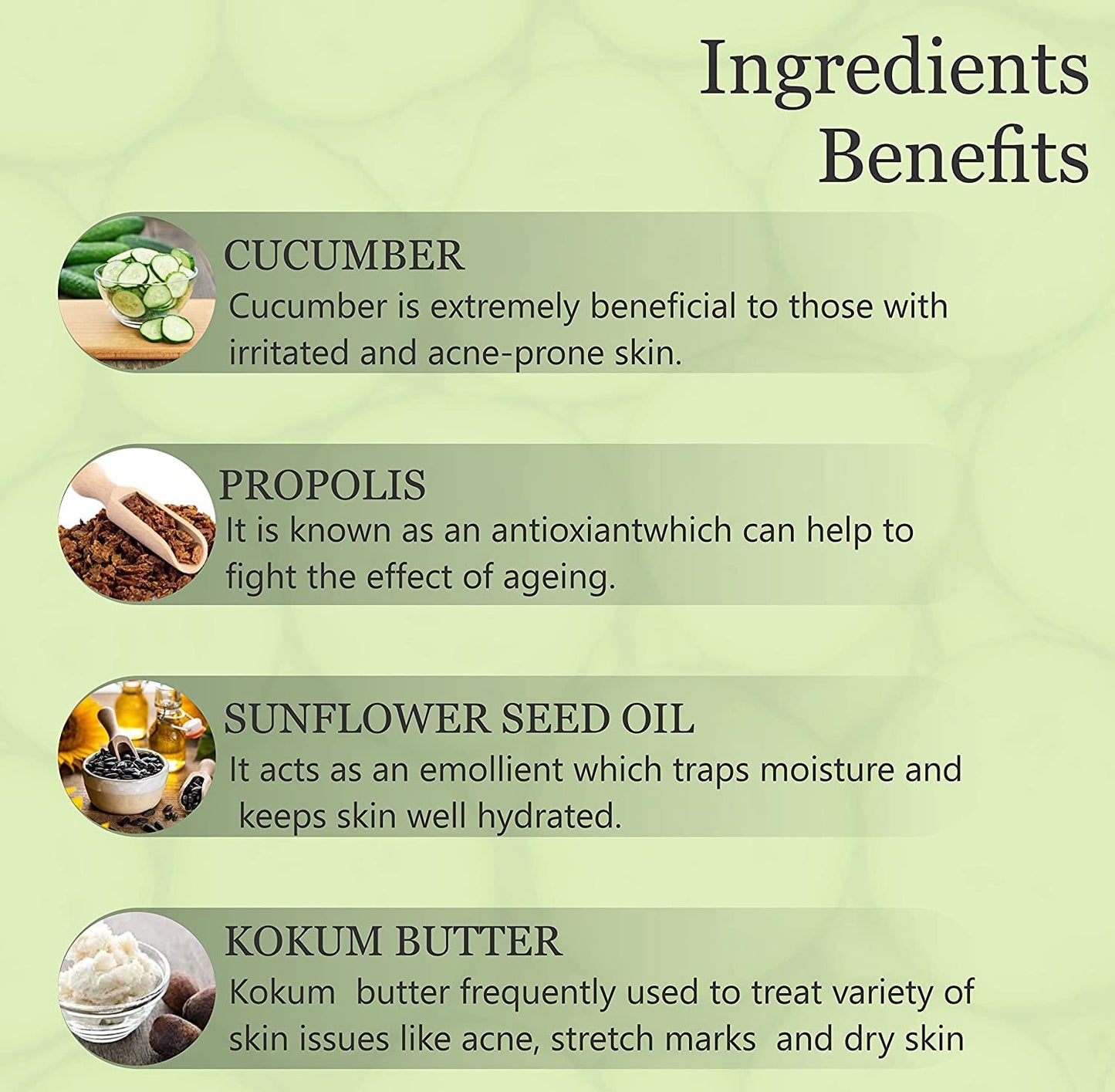 Neolith Cucumber Soothing Gel Cream || For Soothing, Glowing, Nourishment, Moisturisation || For Men & Women || 50 ML