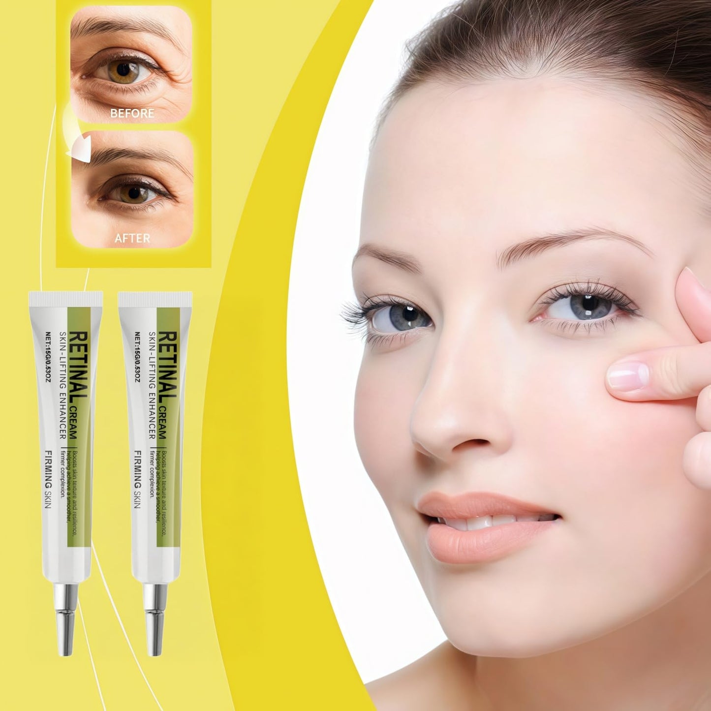 Xunzhi 2PCS Retinal Shot Tightening Booster,Retinol Shot Tightening Serums,Retinol Serum,Face Skin Moisturizer,Moisturizing and Hydrating Facial Serums,Retinal Mild Facial Care Liquid,Face Serum Anti-aging