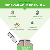 Organic Complex | Detox Supplement: Liver, Intestine & Colon | 100% Natural | Artichoke, Black Radish, Turmeric | Naturally Eliminates Toxins | High Dosage | 90 Vegetarian Capsules | French Expertise