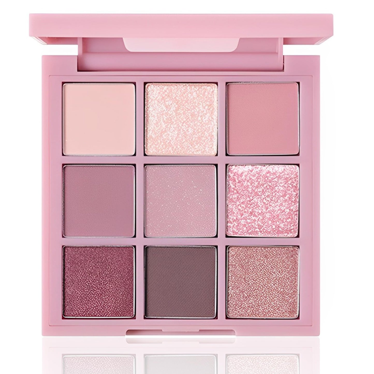MEITREND Pink Eyeshadow Palette Shimmer Eyeshadow 9 Colour Matte Nude Eye Shadow Make-Up Palettes Shimmer Natural Long Lasting Highly Pigmented Glitter Eye Shadow Pallets for Women