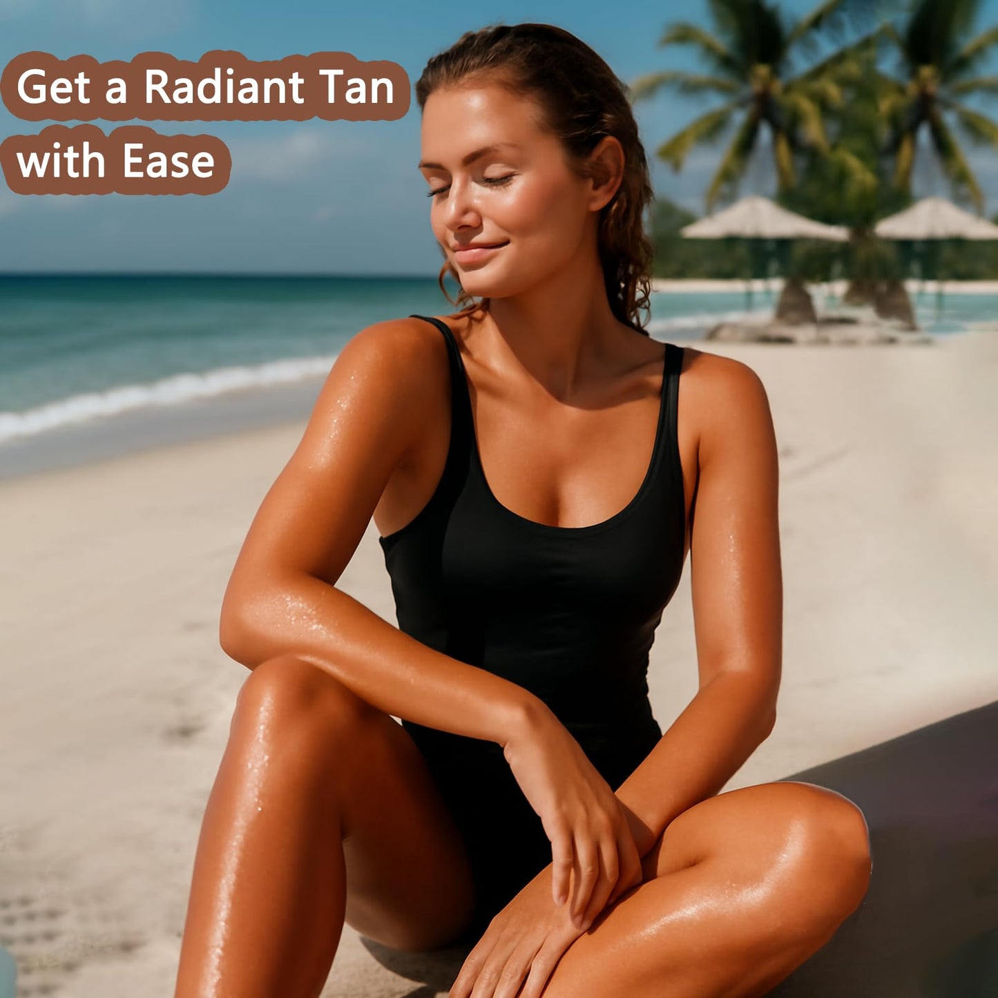 AmiCera Leg Makeup, Instant False Tan Cream, Tinted Moisturiser Body Concealer, Tattoo Cover Up Makeup, Self Tanning Lotion, Body Coverage Perfector for Vein Scar, Natural Tan Glow, Bronze 100g