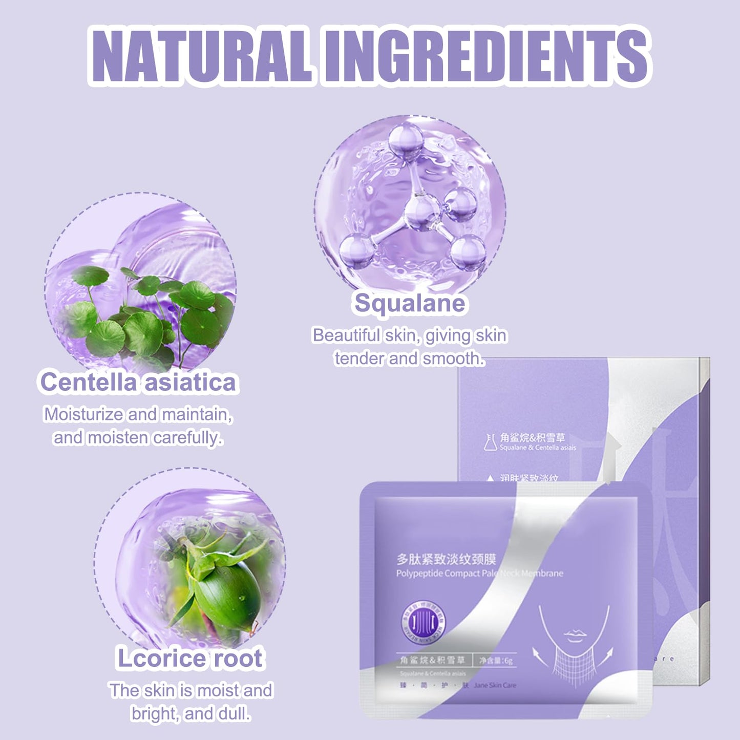GMHLLES 7Pcs Squalane Collagen Neck Mask Double Chin Lifting Mask Set Include 2 V-Face Masks Anti-Wrinkle Patches, Hydrating and Firming Skin,Girls’ Birthday Gifts, Mother’S Day Gifts