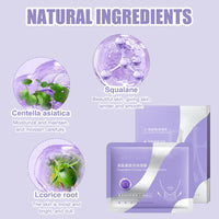 GMHLLES 7Pcs Squalane Collagen Neck Mask Double Chin Lifting Mask Set Include 2 V-Face Masks Anti-Wrinkle Patches, Hydrating and Firming Skin,Girls’ Birthday Gifts, Mother’S Day Gifts