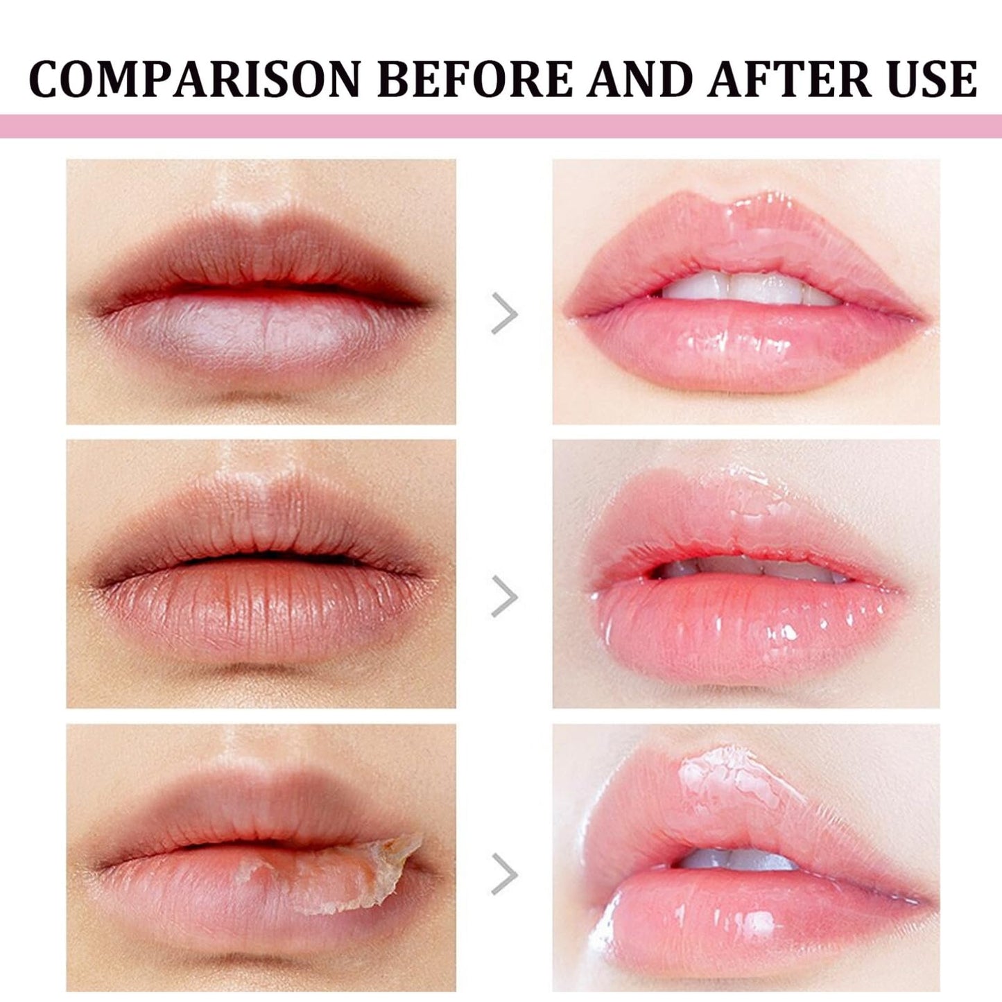 Ruojiar Plum/pify Plumping Serum Oil,Plum/pify Lip Oil Plumper,Moisturizing Lip Boosting Serum,Plumping Lip Gloss,Lip Plu/mping Lip Gloss,Lip Oil Clear,Lip Primer for Women,Non-Sticky,Lip Moisturizer
