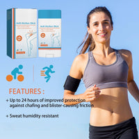 Fankayi 2PCS Anti-Chafe Stick,Waterproof Anti Chafe Stick,Glide Anti Chafing Stick,Thigh Anti Chafe Stick,Running Chafe Stick,Body Anti-Chafe Balm for Heel,Lower Arm,Legs,Skin Protection,Moisturizing