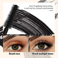 SingHao Mascara Black Waterproof for Women,Mascara Black Volume and Length Waterproof,False Lash Effect Ma/scara,High Heels Bla/ck M/ascara,Lengthening Wate/rproof Ma/scara,Wat/erproof & Smudge-Proof