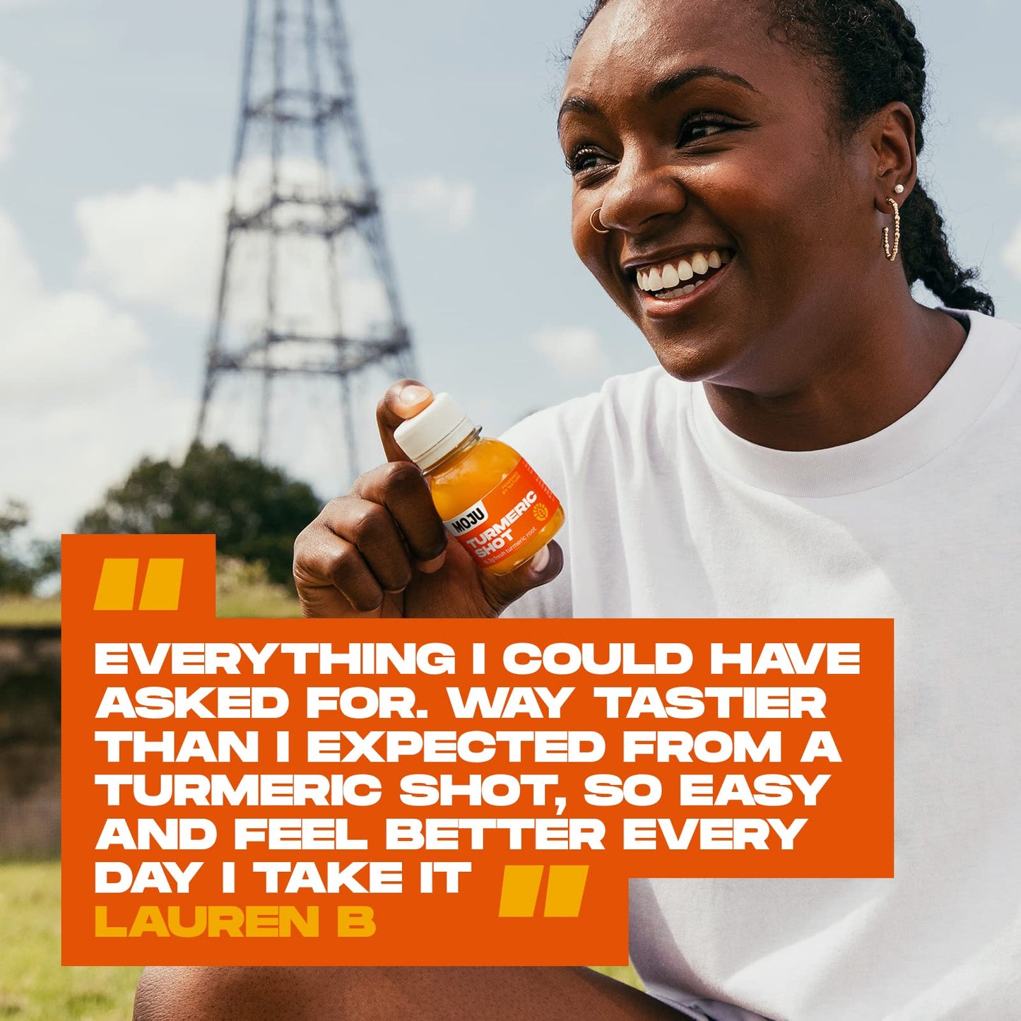 MOJU Turmeric Shots - 12 x 60ml, Pure Super Root Boost, Natural Ingredients, No Added Sugars or Sweeteners, Vegan