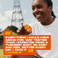 MOJU Turmeric Shots - 12 x 60ml, Pure Super Root Boost, Natural Ingredients, No Added Sugars or Sweeteners, Vegan