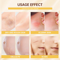 Grospe Cocoa Butter Cream for Body & Face Skin Nourishing Deep Moisturising Body Cream Cocoa Butter Moisturiser for Dry Sensitive Skin 100g