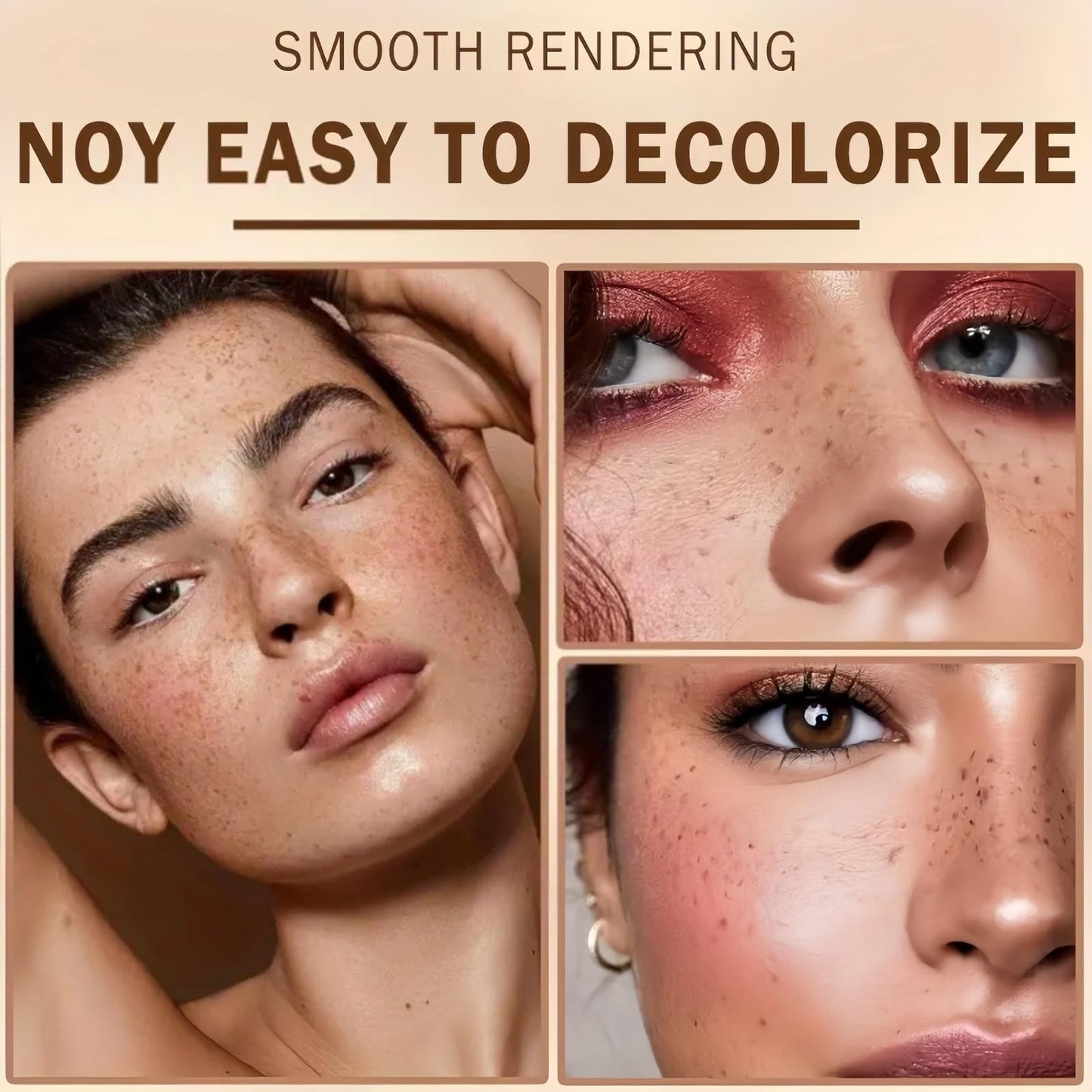 Xunzhi Freckle Pen,Waterproof Freckle Pen,Natural Lifelike F-reckle Makeup P-en,Water Resistant Faux Freckles,Fake Freckles,Waterproof Longlasting Soft Dot Sopt F-reckle,Small Round Head F-reckles P-en,02#
