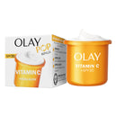 Olay Vitamin C Face Moisturiser Day Cream SPF 30 REFILL, Skincare with Niacinamide 99% Purity, Antioxidant Vitamin E. Brightening Skin Care: Anti-Dark Spot Action, Evens, Hydrates. Non-greasy, 50ml