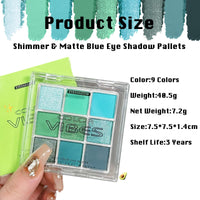 QUIWEN Green Eyeshadow Palette, Glitter Eye shadow Makeup, Shimmer & Matte Waterproof Eye Shadow Palette, Green Forest EyeShadow Make Up With 3 Eyeshadow Brushes