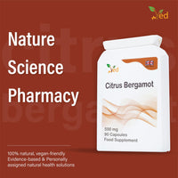 VED Ved Citrus Bergamot, Organic Citrus Bergamot Extract,500mg, 90 Capsules(3 Months Supply)