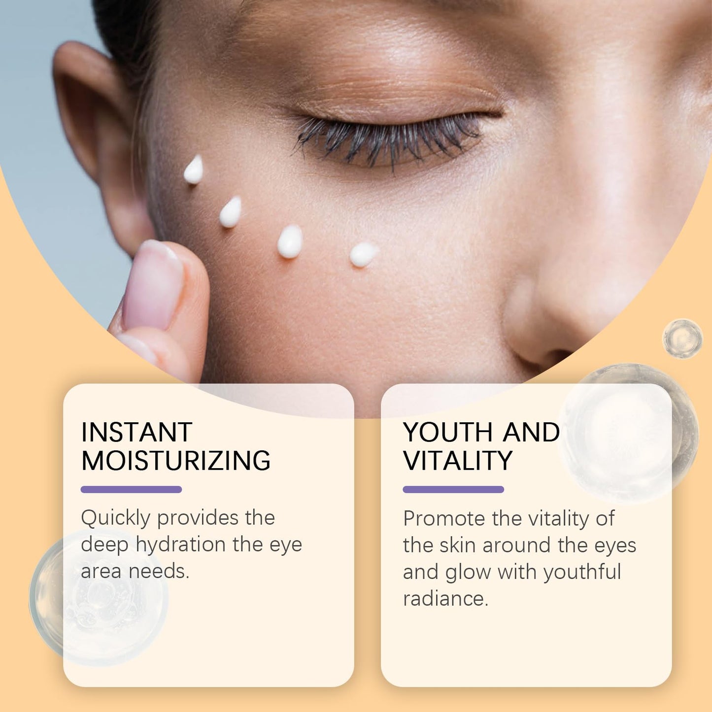 IZBEAUVO Retinol Eye Cream, Retinol Eye Cream for Dark Circles and Puffy Eyes, Eye Bags Remover Eye Cream Anti aging, Under Eye Cream, Reduce Lines Wrinkles Puffiness and Dark Circles, for All Skin Types