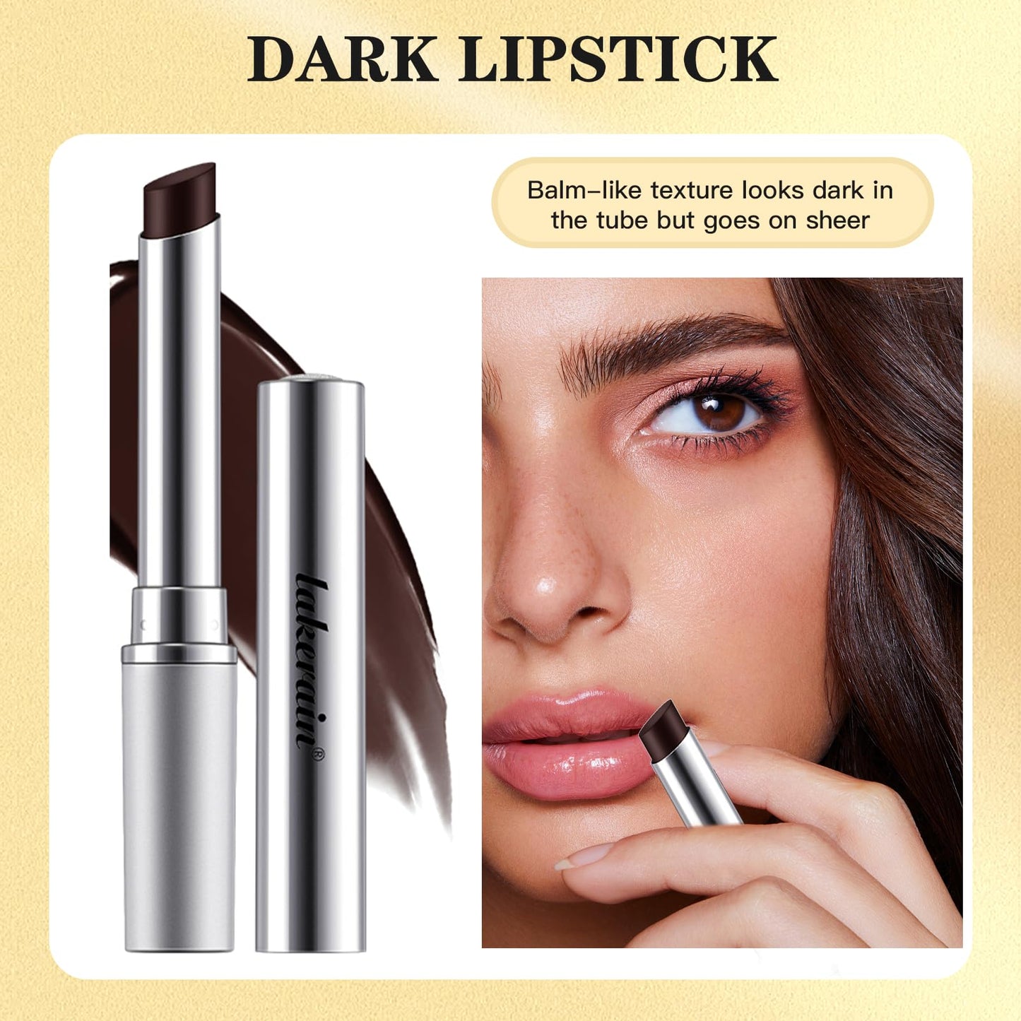 XdealCozyxc Xdealcozyxc Black Honey Lipstick Lip Oil, Moisture Shine Hydrating Lip
